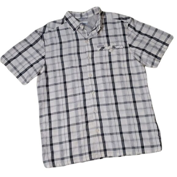 COLUMBIA Short Sleeve Button Up - Picture 1 of 5